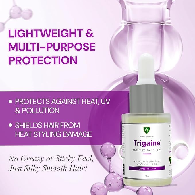 Apple Therapeutics Trigaine Anti-Frizz Hair Serum - 30 ml