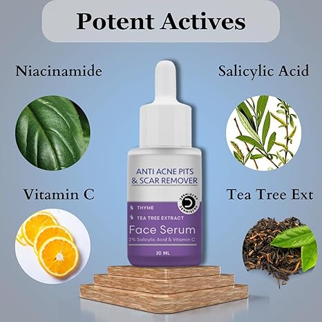 Dermistry Salicylic Acid Niacinamide Anti Acne Face Serum - 30 ml