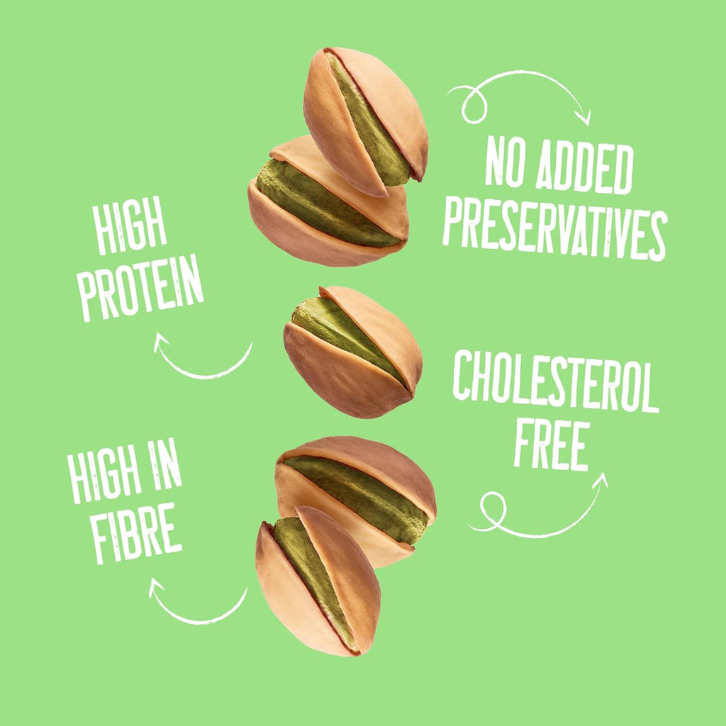 Yogabar Premium Pista 200g|Roasted Salted Pista|Crunchy Pistachios|Tasty & Healthy Nuts Dry Fruits|Rich in Protein, Fibre, Gluten Free & Low Calories|Healthy Snacks|Dry Fruit Gift Pack