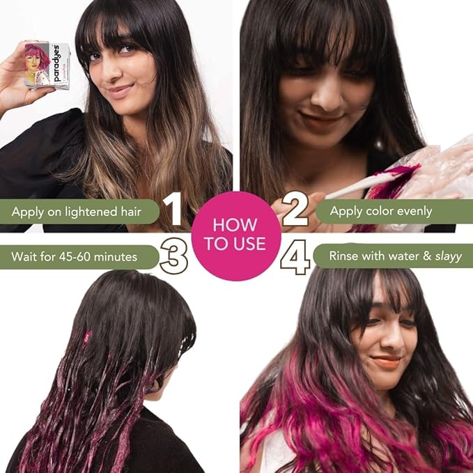 Paradyes Top-up Semi-permanent Carola Pink Diy Conditioner Based Hair Colour - 120 Gms