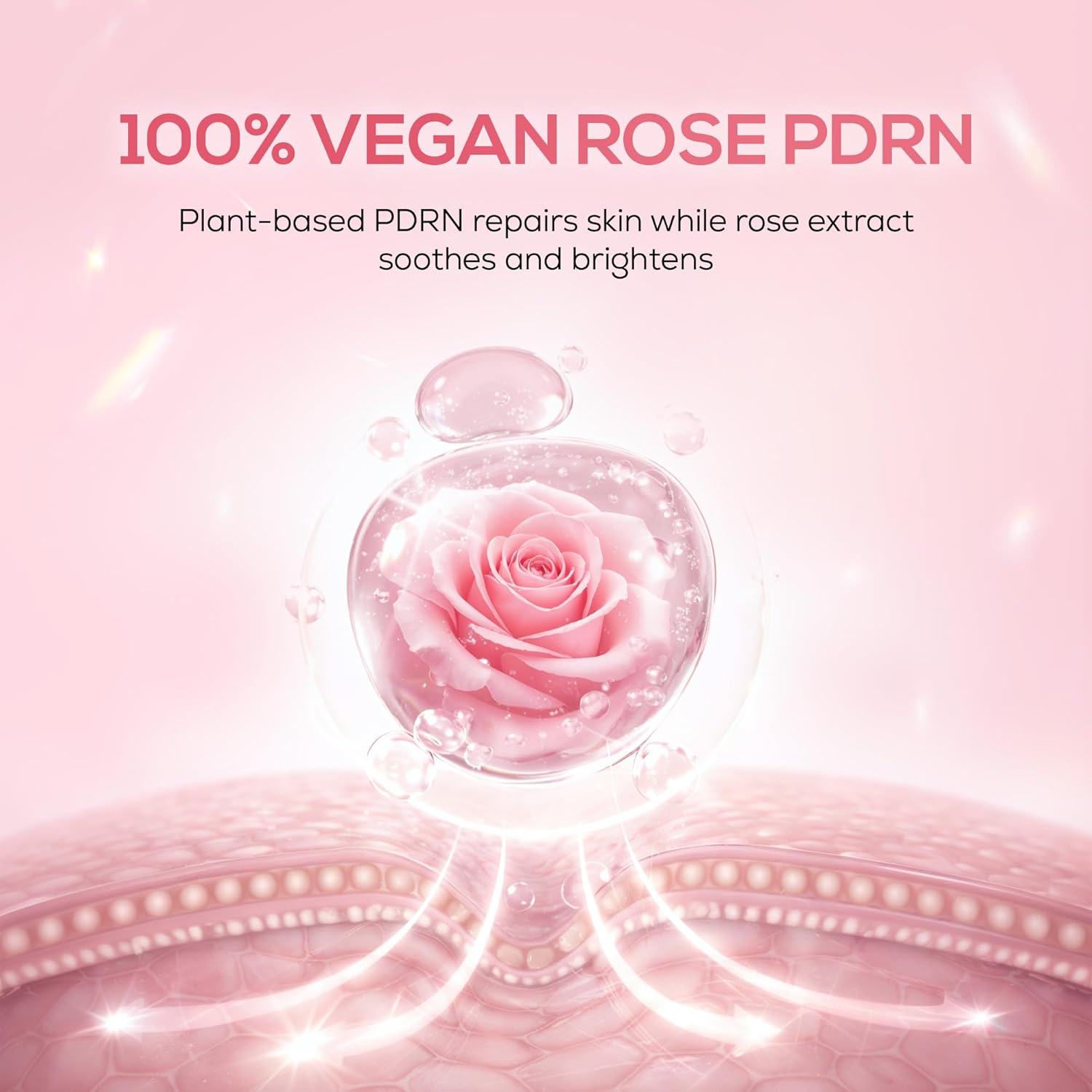 RENEE Pink Therapy PDRN 2-in-1 Sunscreen + Moisturizer SPF 50 PA+++ | In-Vivo Tested | with Niacinamide | Broad Spectrum UVA & UVB Protection | No Visible White Cast | Evens Skin Tone | 50g