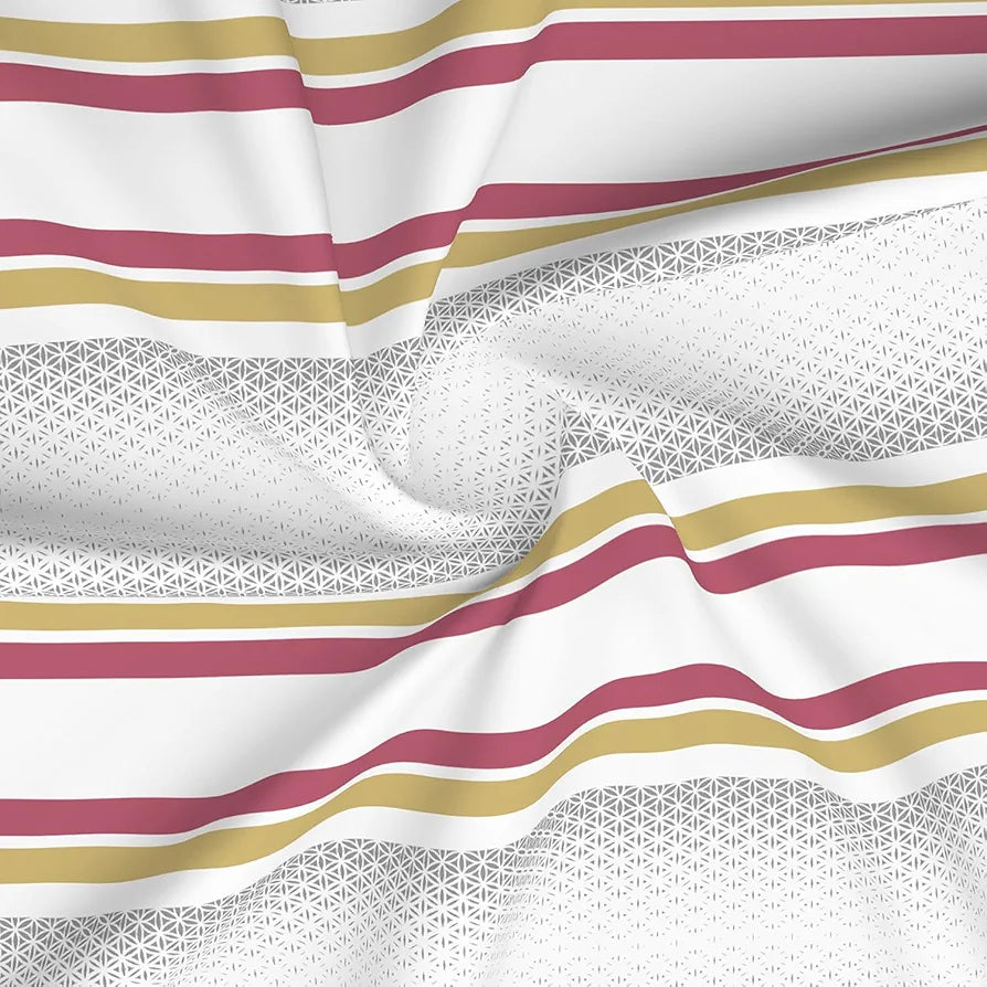 Layers Durathread Bedsheet Set for All Seasons Lightweight Moisture Absorbent 225 CVC King Size White