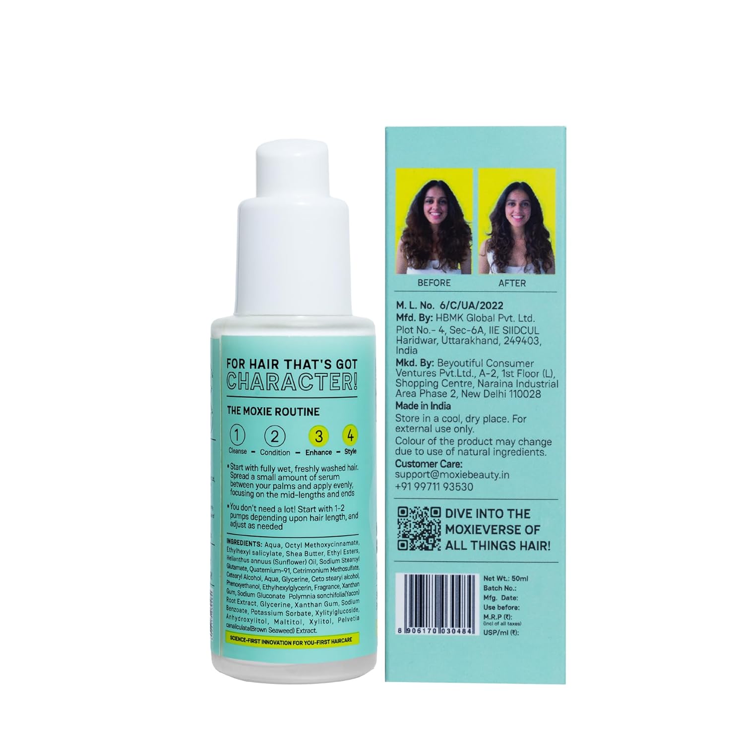 Moxie Beauty Frizz Fighting Hair Serum with SPF 35 - 50 ml