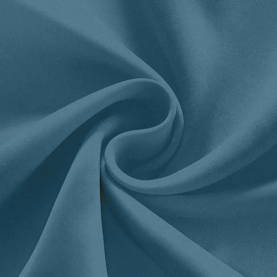 Divine Casa 7 Feet Premium Velvet Blackout Door Curtain Luxurious Thermal Insulated Room Darkening & Noise Reducing Single Opaque Panel Colour Turquoise (Pack of 1)
