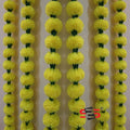 Reusable Artificial Flowers Hanging Garlands Artificial Marigold Flowers Toran Pack of 3 Yellow