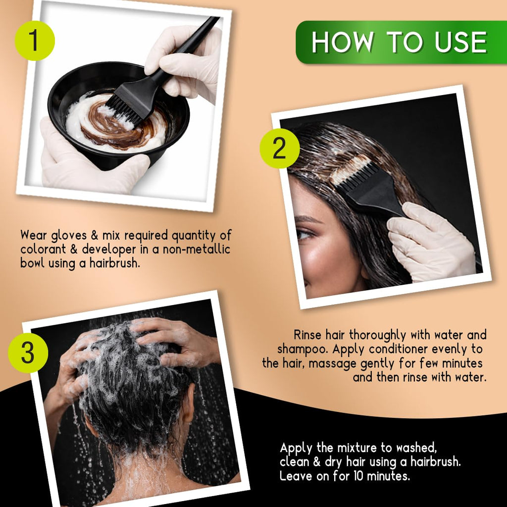 Indica Xpress CrÃ¨me Hair Color Natural Black 1 | 60g+75ml | 10min Color | No Ammonia | Onion, Coconut & Argan Oil | 100% Grey Coverage | Lasts Up to 32 Washes
