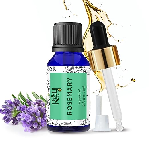 Rey Naturals Pure Rosemary Essential Oil For Hair Growth - 15 ml