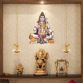 Rangoli White Glossy Vinyl Wall Sticker Premium Self-Adhesive Waterproof Parent-6 Design-9