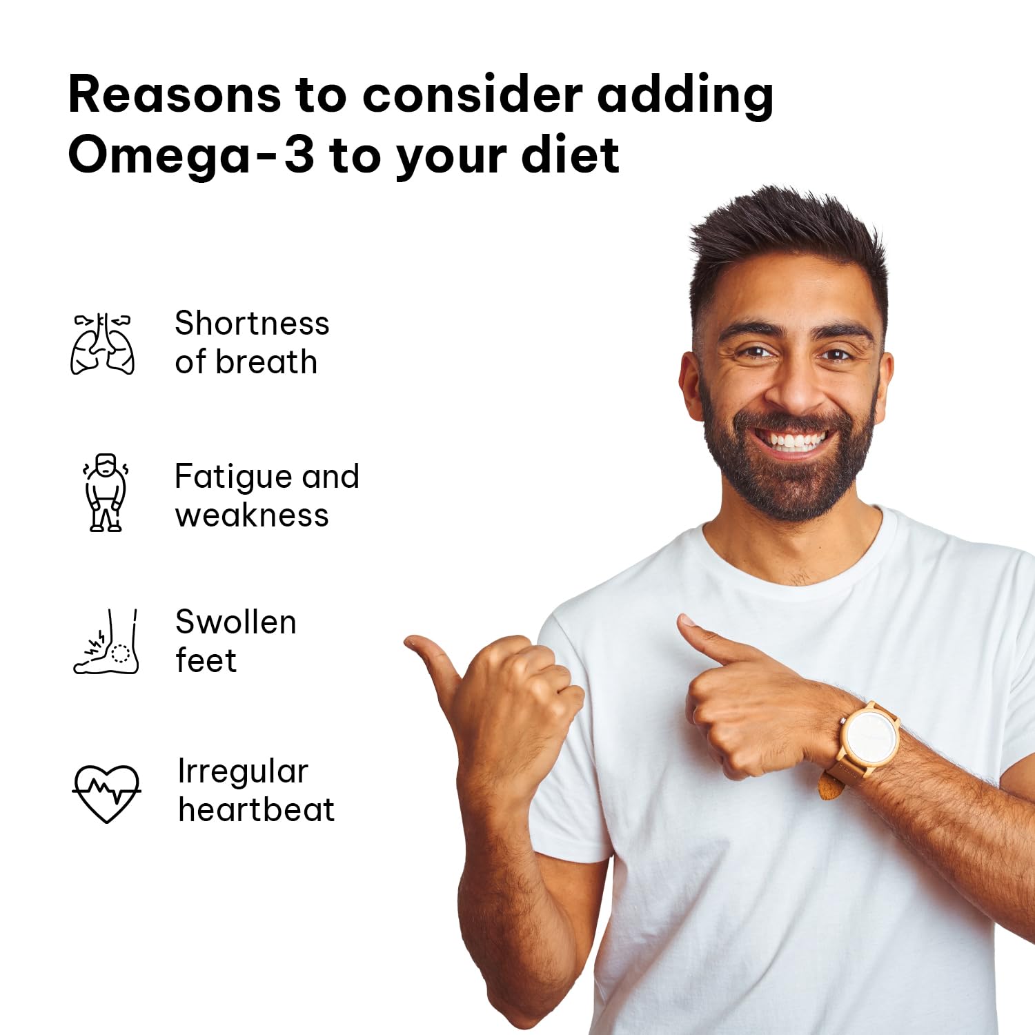 HealthKart hk vitals Calcium, Magnesium and Zinc Tablets with Vitamin D3 & Fish Oil (60 Tablets Each) Combo Pack | 1000mg Omega 3 with 180 mg EPA & 120 mg DHA