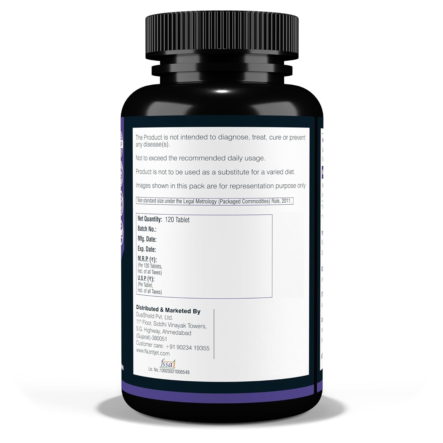 NutritJet Magnesium Glycinate Supplement 2000mg â€“ 120 Veg Tablets | Magnesium Supplement For Sleep, Cramps, Recovery, Nerve & Muscle Function