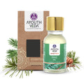Ayouthveda Pine Essential Oil | Aromatherapy Kit for Stress Relief & Relaxation | use for Skin & Hair, Bath, Soaps & Candles, Inhalers & Diffusers | Revilatises & Soothes Mind & Body (15ml)