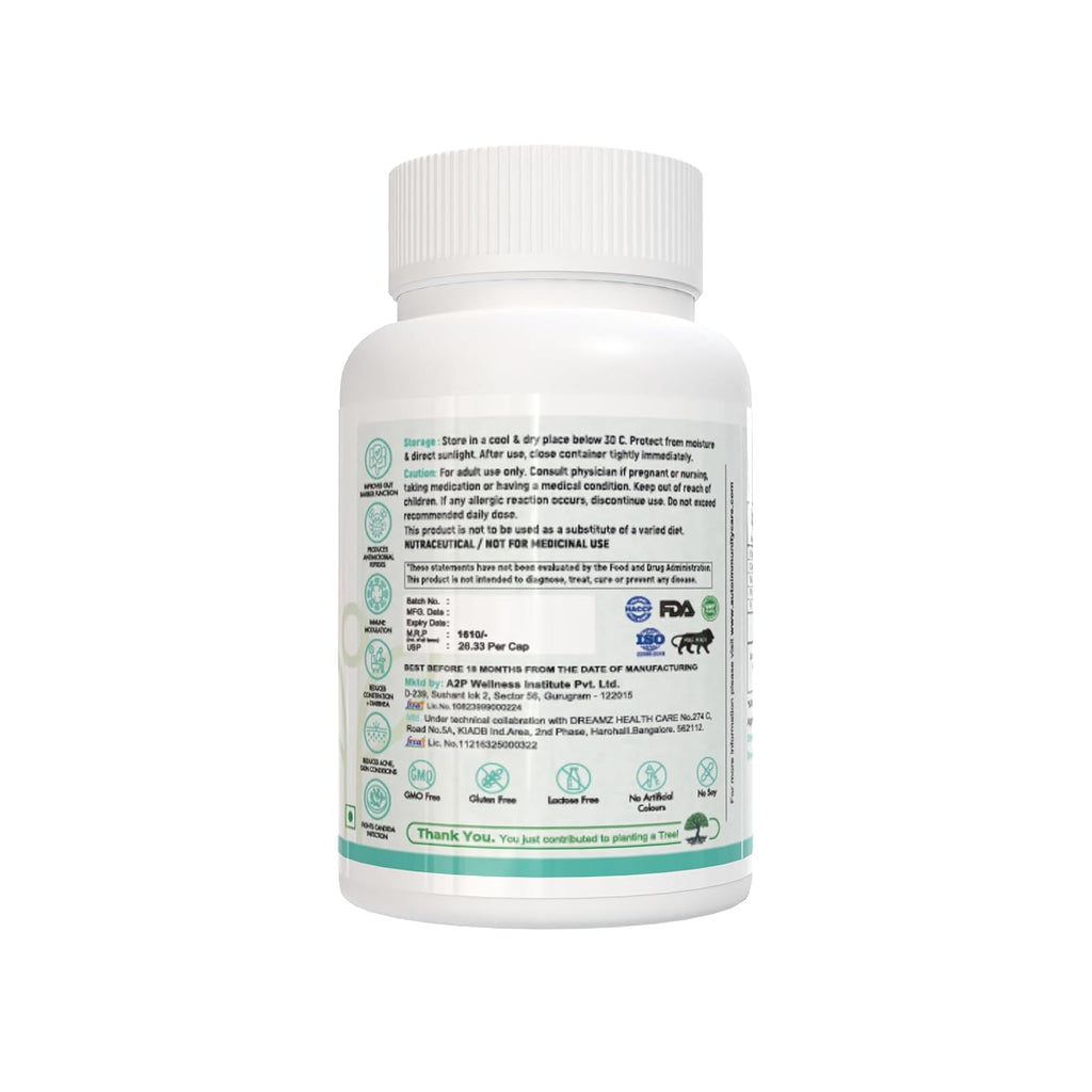 S. Boulardii Care â€“ Saccharomyces Boulardii Probiotic Supplement | 10 Billion CFU | Probiotics Supplement for Gut Health, Intestinal Lining & Microbial Balance | 60 caps (60 doses)