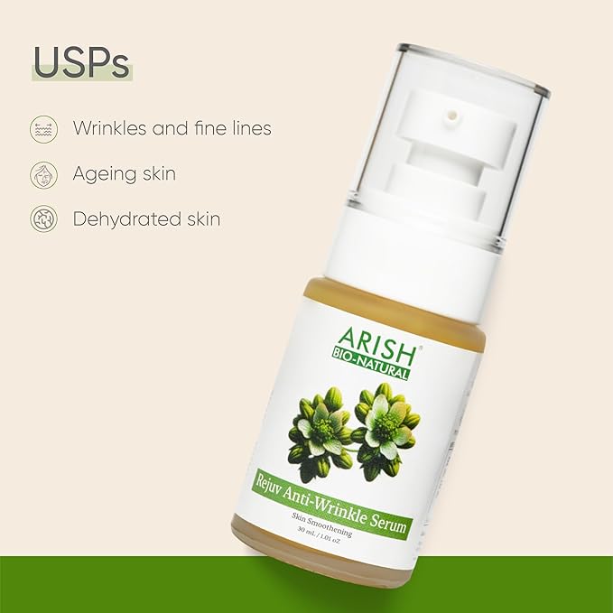 Arish Bio-natural Rejuv Anti Wrinkle Serum - 30 Ml