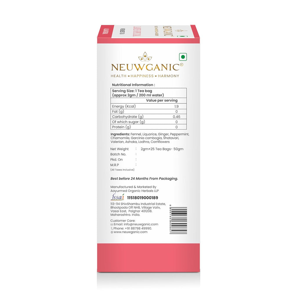Neuwganic Ladies Special Wellness Tea Bags - 25 Tea Bags