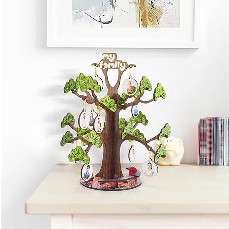 Mittimate Diy Family Tree for Kids Age 8 to 12 Year Old Make Your Own Wooden Diy Model  3D Model Building Kit