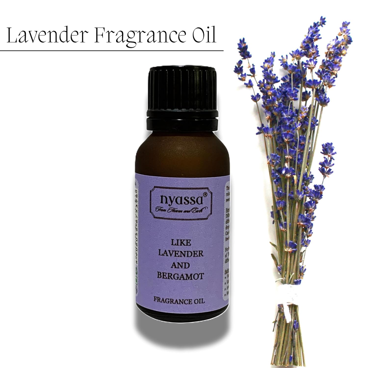 Nyassa Like Lavender and Bergamot Fragrance Oils for Men and Women - 20 Ml
