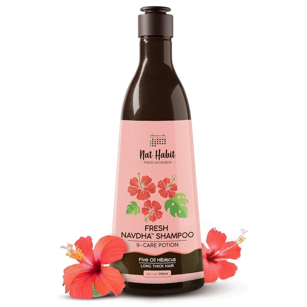 Nat Habit Navdha Hair Growth Natural Shampoo - 250 ml