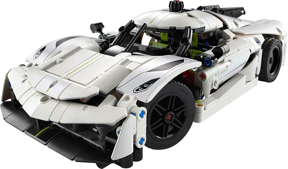Lego Technic Koenigsegg Jesko Absolut White Hypercar 42184 Building Blocks for 18+ Gift