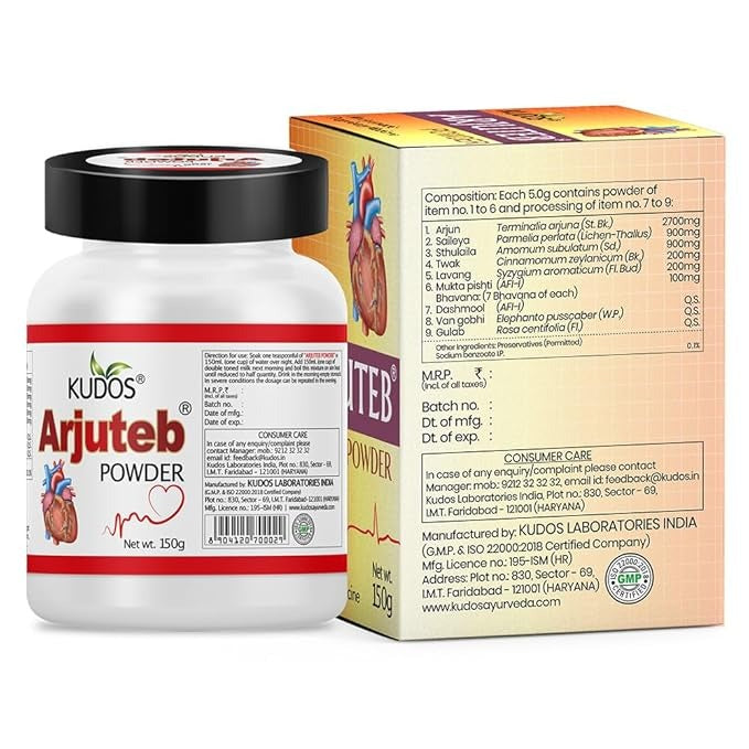 Kudos Arjuteb Powder - 150 gms