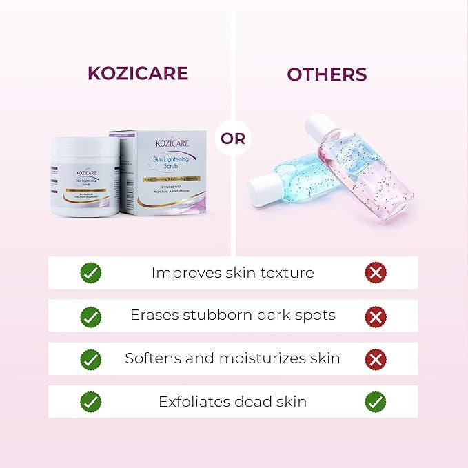 Kozicare Skin Whitening Scrub - 100 gms