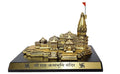 Gold Art India Ram Mandir Ayodhya Gold Plated Matte Minature Large
