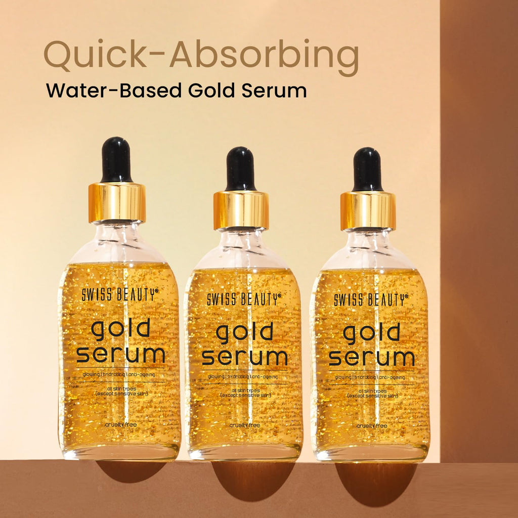 Swiss Beauty 24 K Gold Face Serum, 100ml