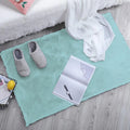 Luxe Home Bath Mat Super Soft Anti Skid Rabbit Fur  Bathroom Mats Colour Turquish