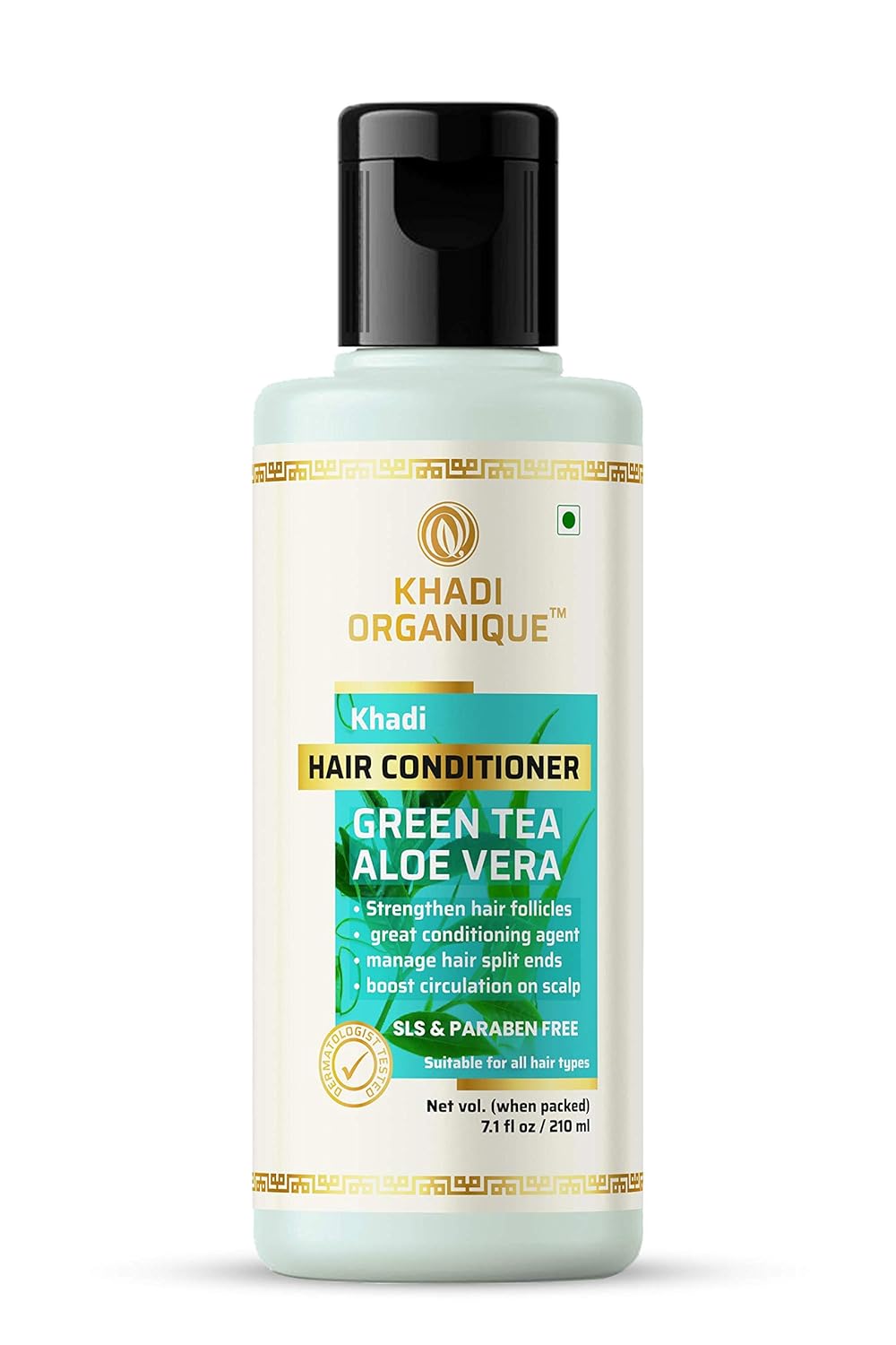Khadi Organique Green tea Aloevera Hair Conditioner - 210 ml