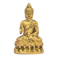 The Advitya Buddha Monk Blessing Brass Idol|buddhist Buddhism Home Decor Showpiece Statue