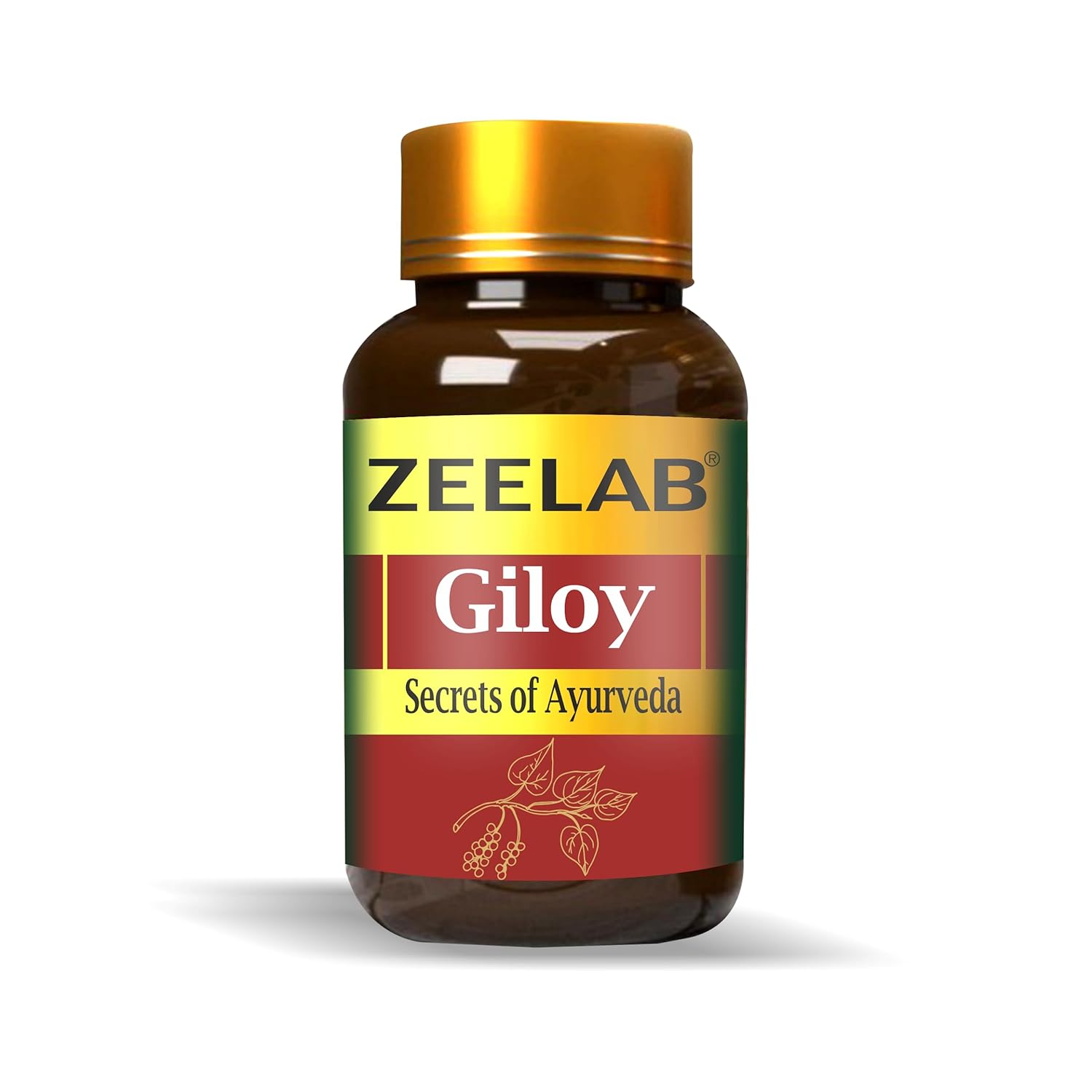 Zeelab Giloy Capsules (Guduchi) - Natural Immunity Booster with Antioxidant Properties (100 Capsules)