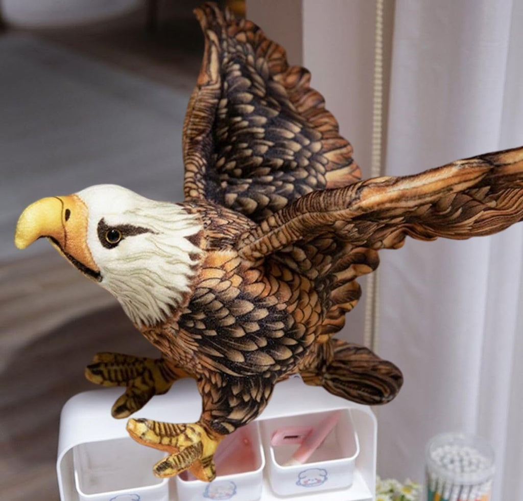 Tickles Bald Eagle Soft Stuffed Plush Bird Toy for Kids 50 cm