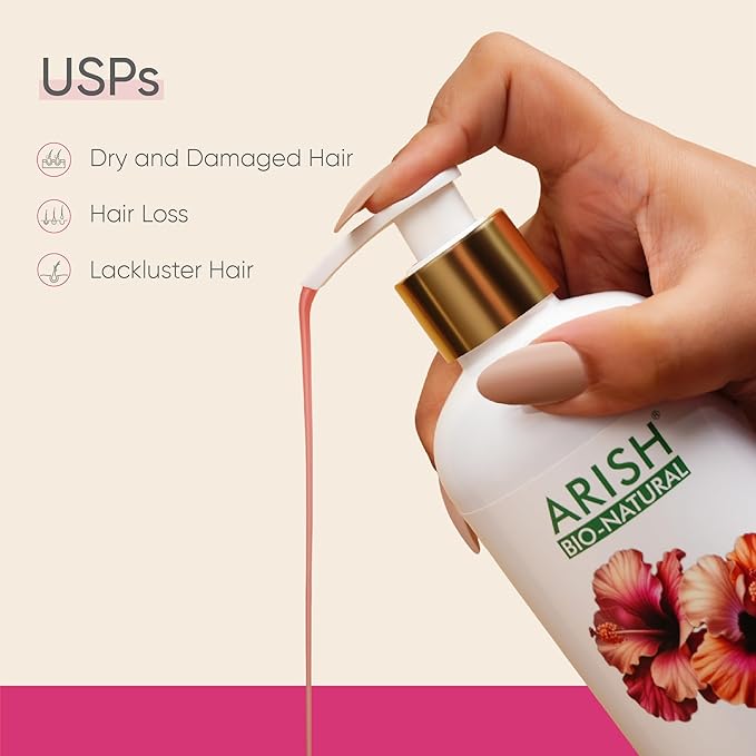 Arish Bio-natural Satin Care Shampoo - 300 Ml