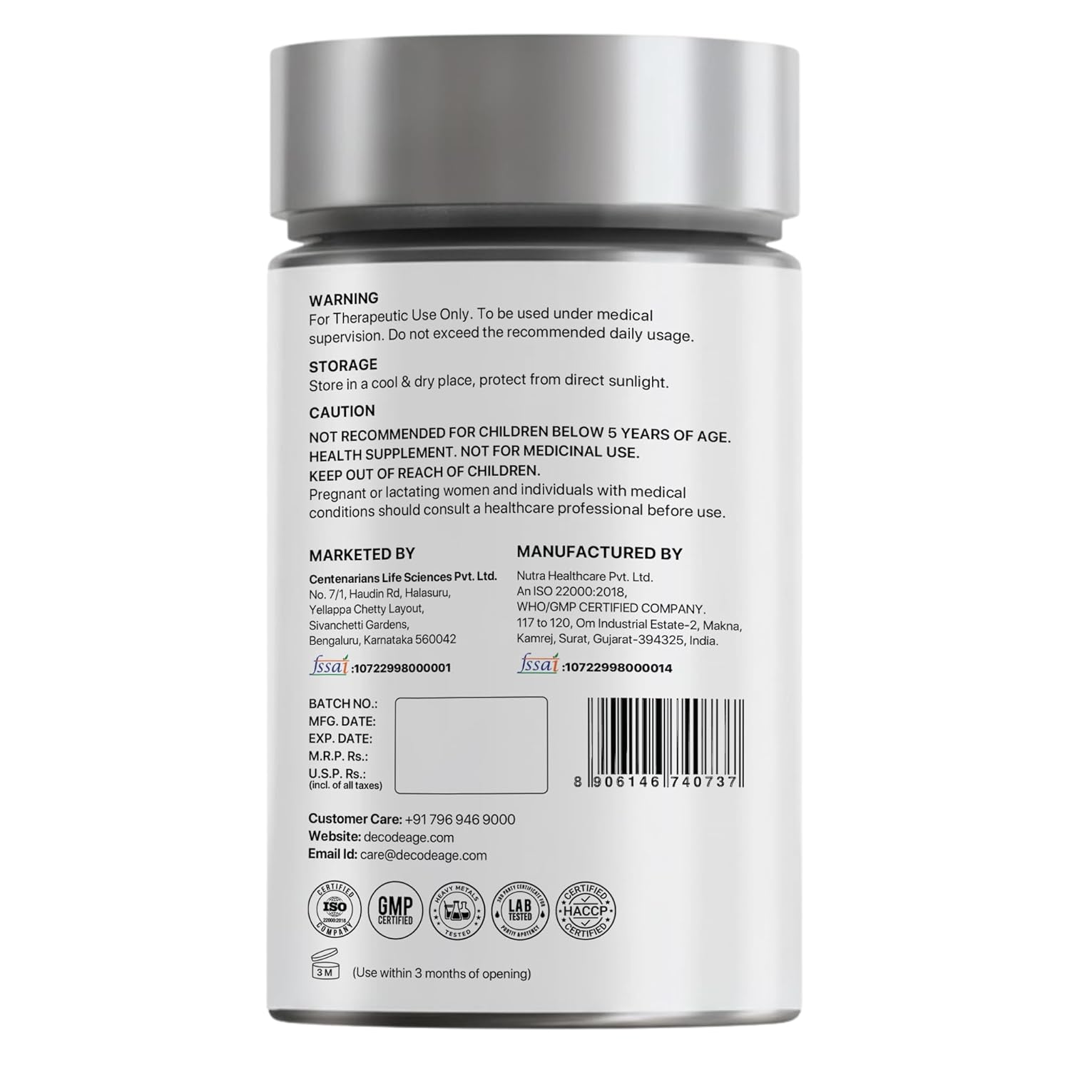 Decode Age DAKE 5000 IU | Vitamin D3 K2 Supplement with Vitamins E & A in MCT Oil for Bone, Immune, Heart and Vision Support | Vegan Capsules | 1 Month Supply