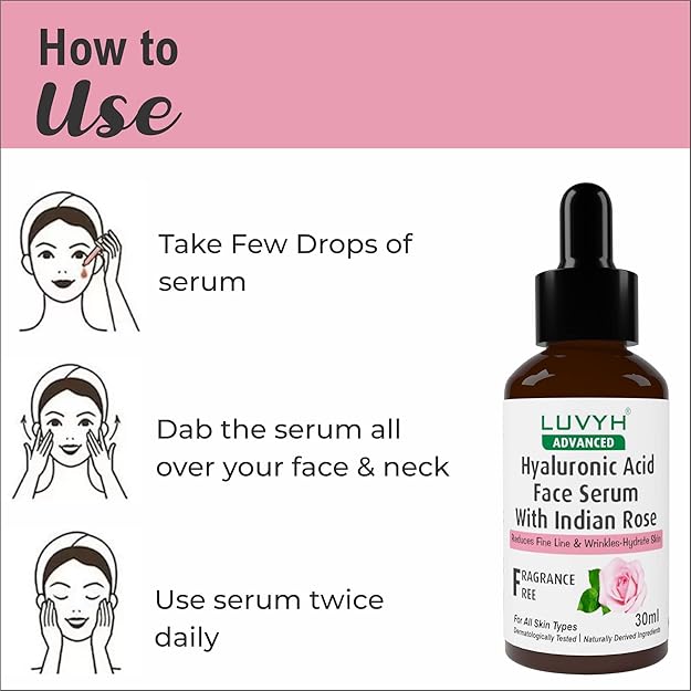 Luvyh Hyaluronic Acid Face Serum - 30 ml