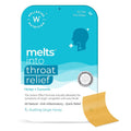 Wellbeing Nutrition Melts instant Throat Relief with 100% Natural Tulsi, Manuka Honey, Clove, Licorice, Curcumin, Ginger, Mint for Cough, Sore Throat, Irritation and Pain Relief (30 Oral Strips)