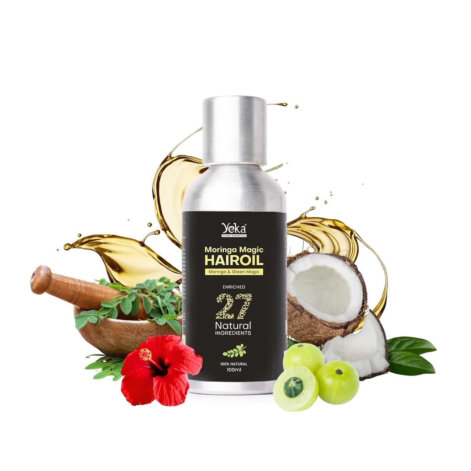 Yeka Moringa Herbal Hair Oil - 100 ml
