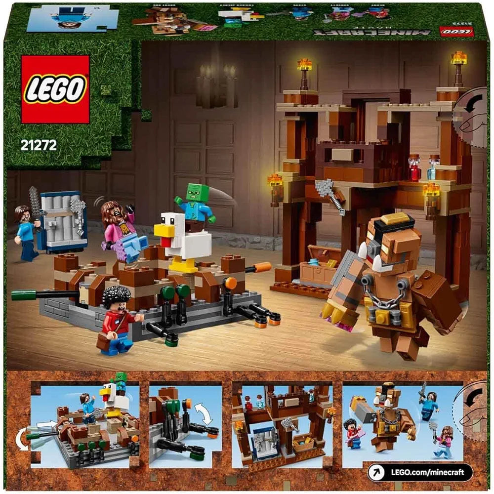 Lego Minecraft Woodland Mansion Fighting Ring Gamer Toy with Mob Figures 21272 Building Blocks Toys for 10+ Gift for Boys and Girls