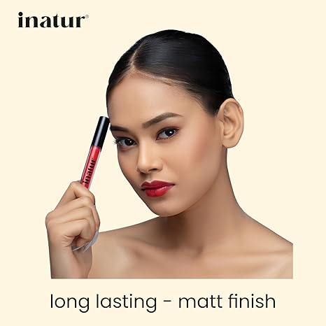 Inatur Cheeky Red Lip Gloss  - 2 ml