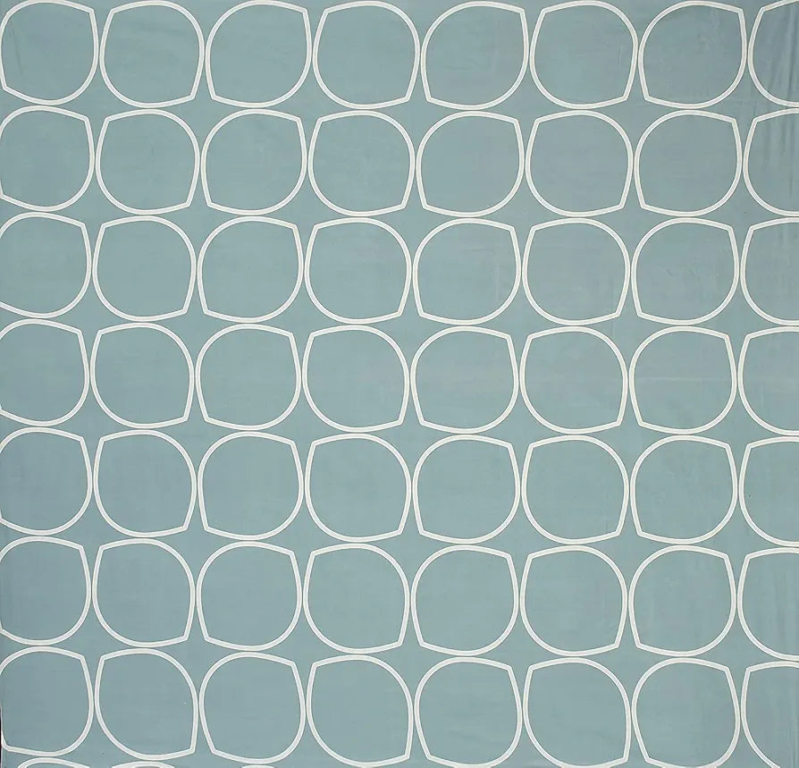 The Home Style 400 TC Supersoft Cotton Feel Glace Cotton Elastic Fitted Printed King Size Double Bed Bedsheet wih 2 Pillow Cover Cadet Grey