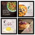 Kotart Train your Body Cooking Quotes Wall Posters With Frame