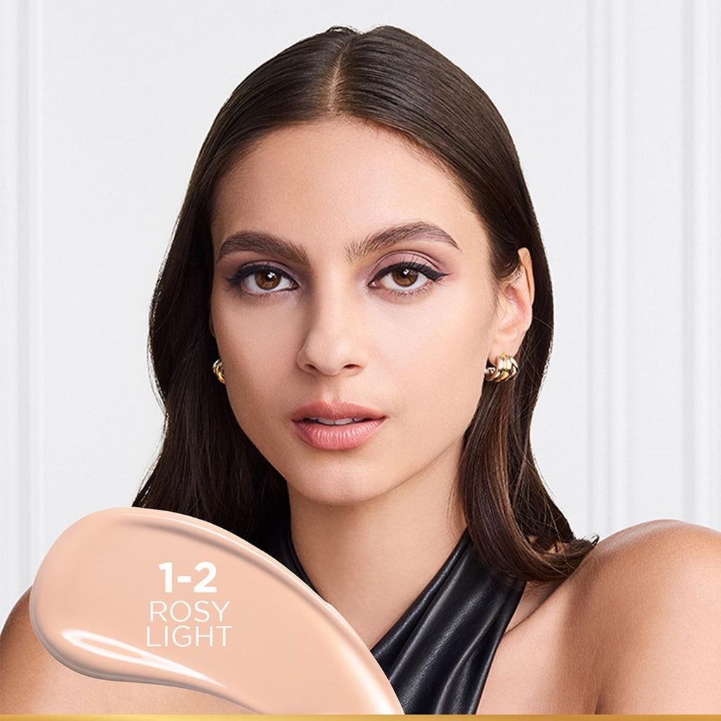 Lâ€™OrÃ©al Paris Infallible 24H Tinted Serum Foundation, Light-weight Coverage, Dewy & Radiant Finish, Transfer-proof, 30ml