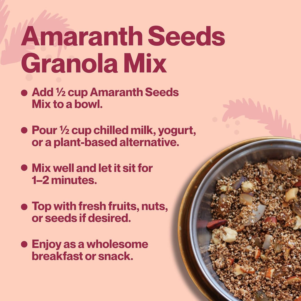 Zama Organics Amaranth Seeds 1Kg Jar | Rich in Fiber & Protein | Keto Friendly | Gluten free, Calcium Rich | No Cholesterol | Rajgira Seed | Best for soups, chapati, salads
