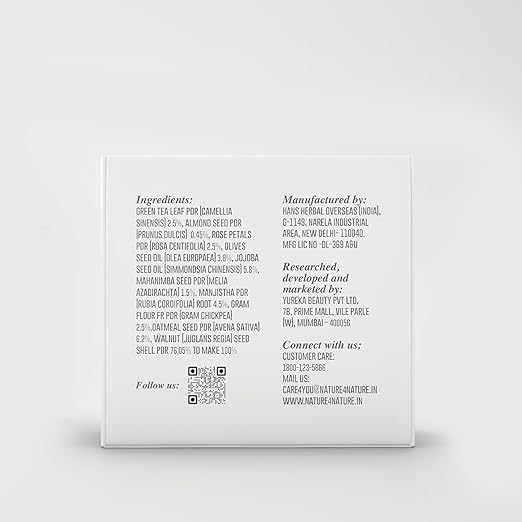 Nature4nature Hydrator Nourishing Body Scrub | Anti-ageing Solution | Reduces Skin Irritation & Excess Oil - 60 Gms