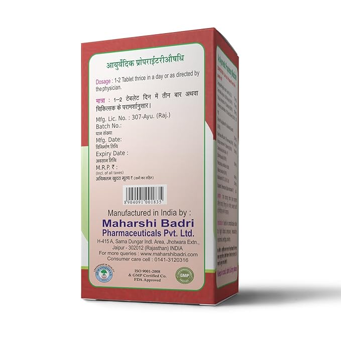 Maharshi Down 90 High Blood Pressure - 30 tabs Each (Pack of 2)