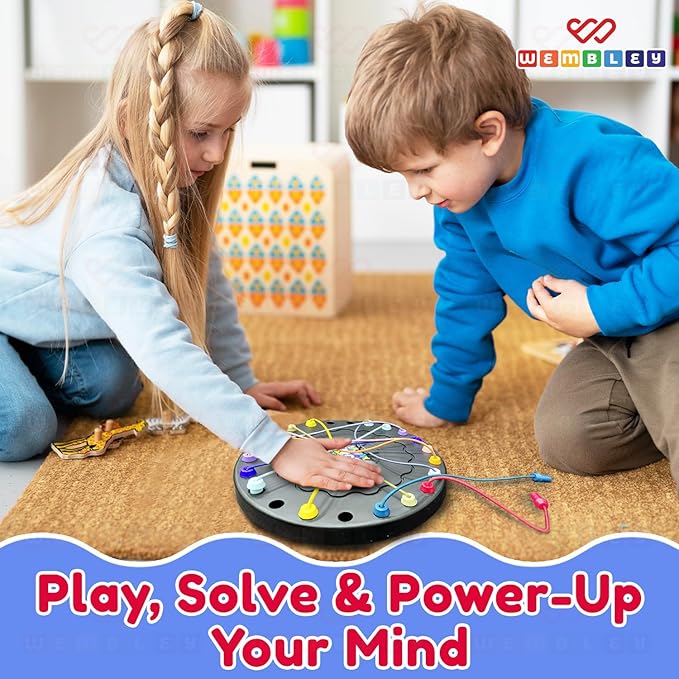 Wembley Rope Untangling Puzzle Game Twisted Rope Brain Teaser for Kids