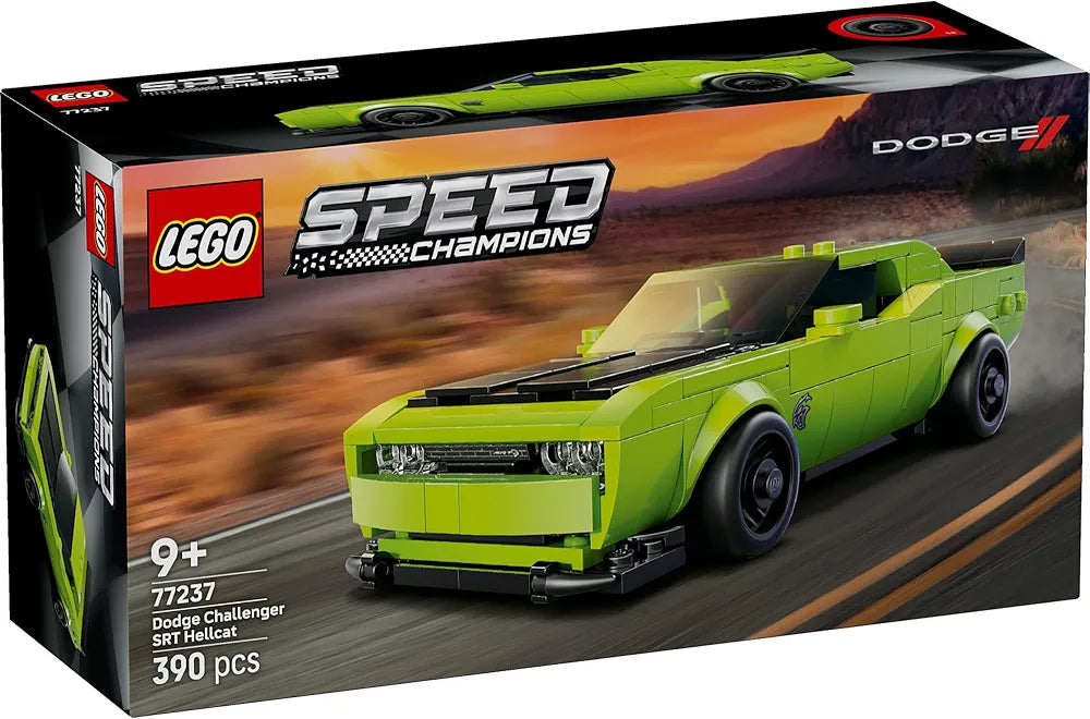 Lego Speed Champions Dodge Challenger SRT Hellcat Sports Car Toy 77237 Building Blocks Toys for 9+ Gift for Boys and Girls
