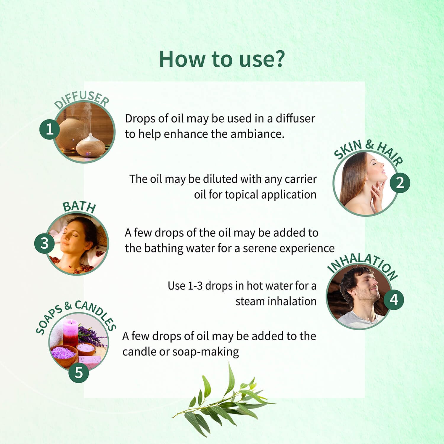 Ayouthveda Eucalyptus (Nilgiri) Essential Oil for Skin & Hair | Aromatherapy Kit for Stress Relief & Relaxation | 100% Pure & Natural Therapeutic Grade |Can Be Used as Air purifier (Pack Of 1; 15ml)