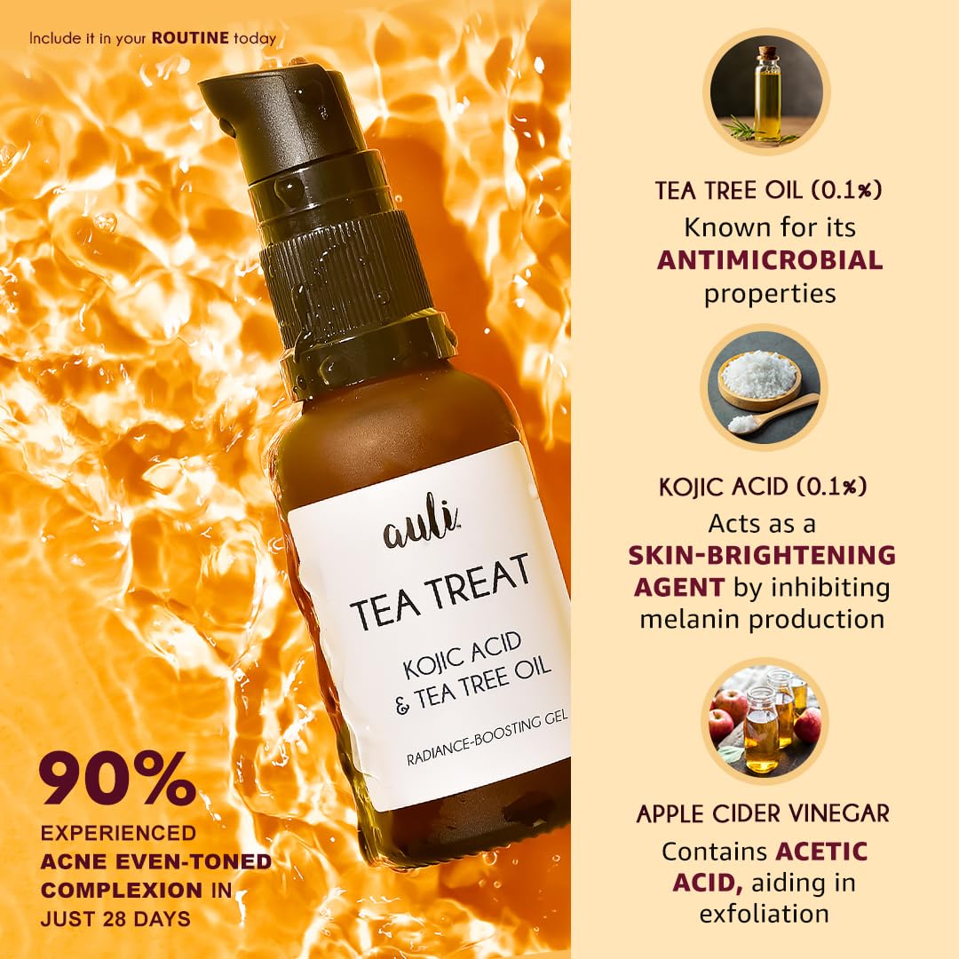 Auli Tea Treat Radiance Boosting Gel - 30 ml