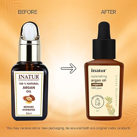 Inatur Argan oil Organic & Cold Pressed - 30 ml