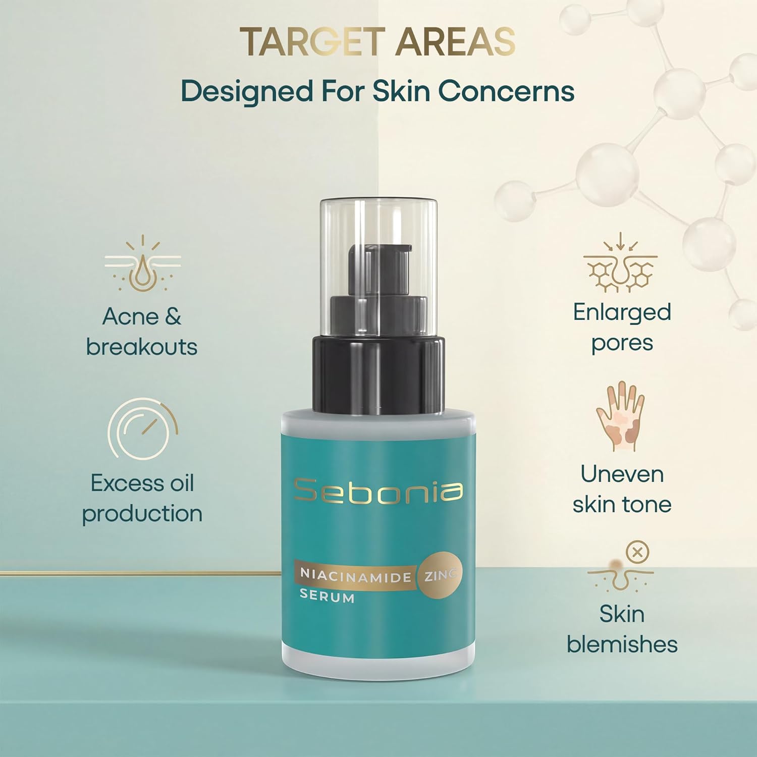 Sebonia Niacinamide Zinc Serum Pack of 1 (20ml)